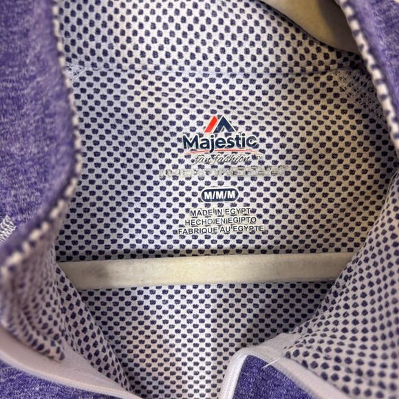 Majestic Women’s Minnesota Vikings Purple Full Zip Up Jacket Medium - Picture 5 of 6